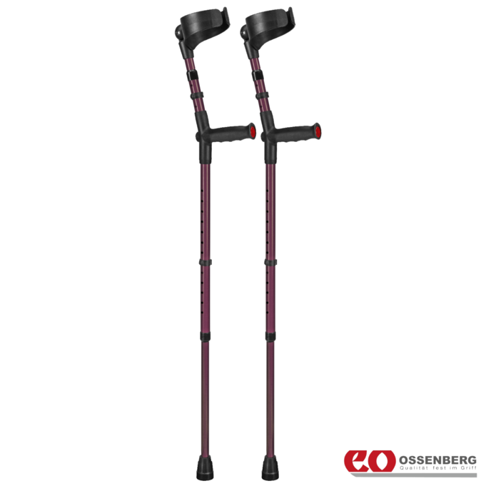 ossenberg soft grip double adjustable crutches blackberry pair