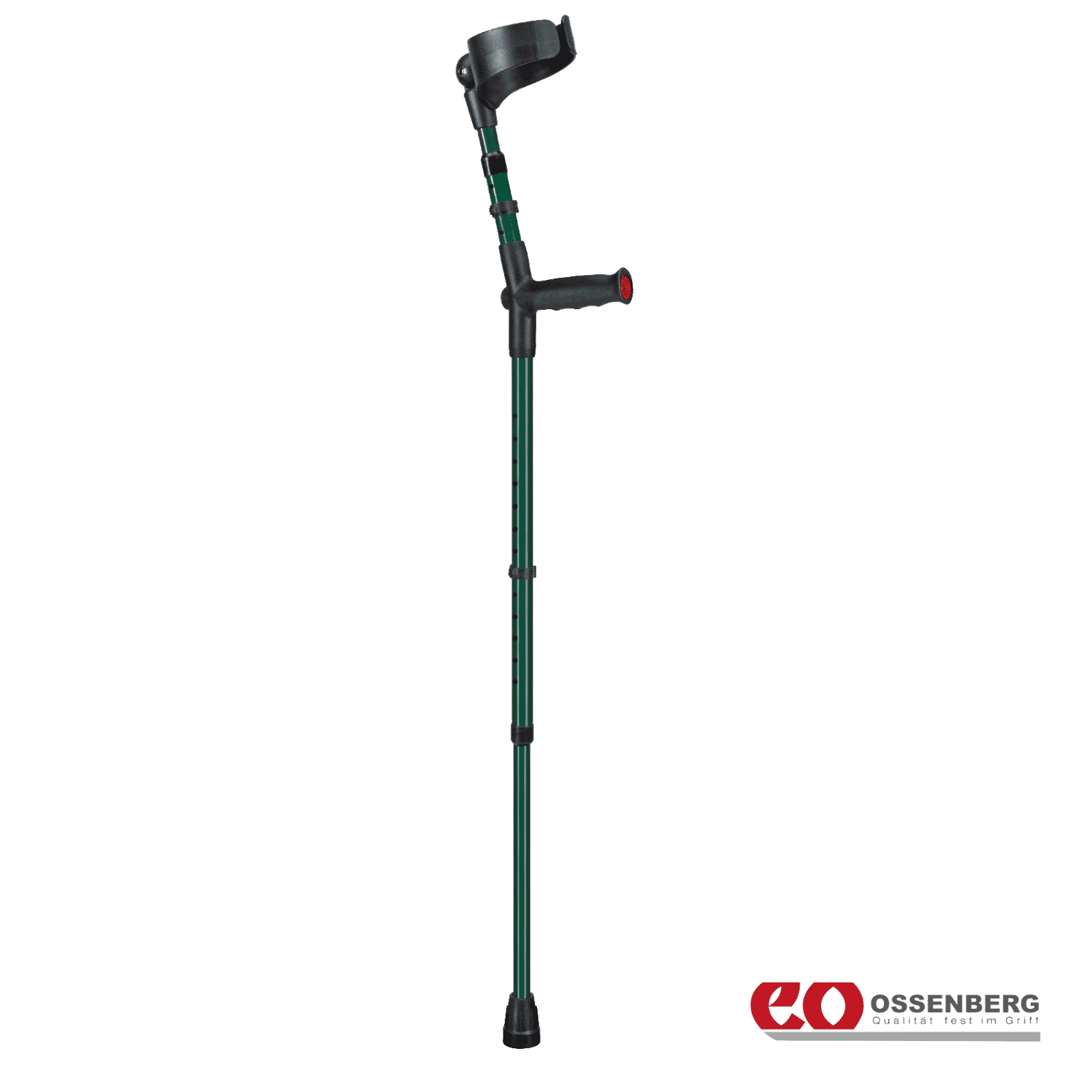 Ossenberg Soft Grip Double Adjustable Crutches Blackberry Single