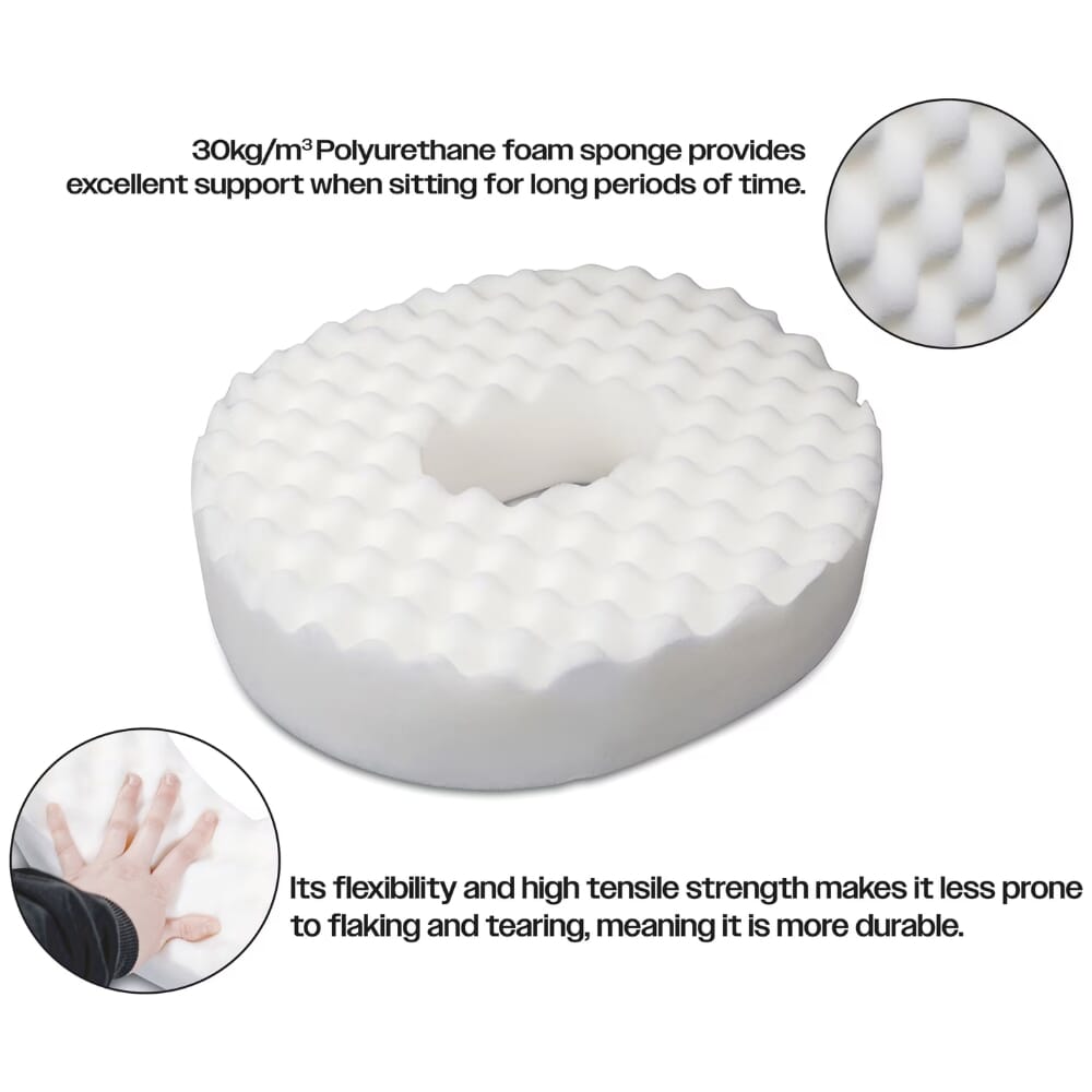 oval support cushion durable foam