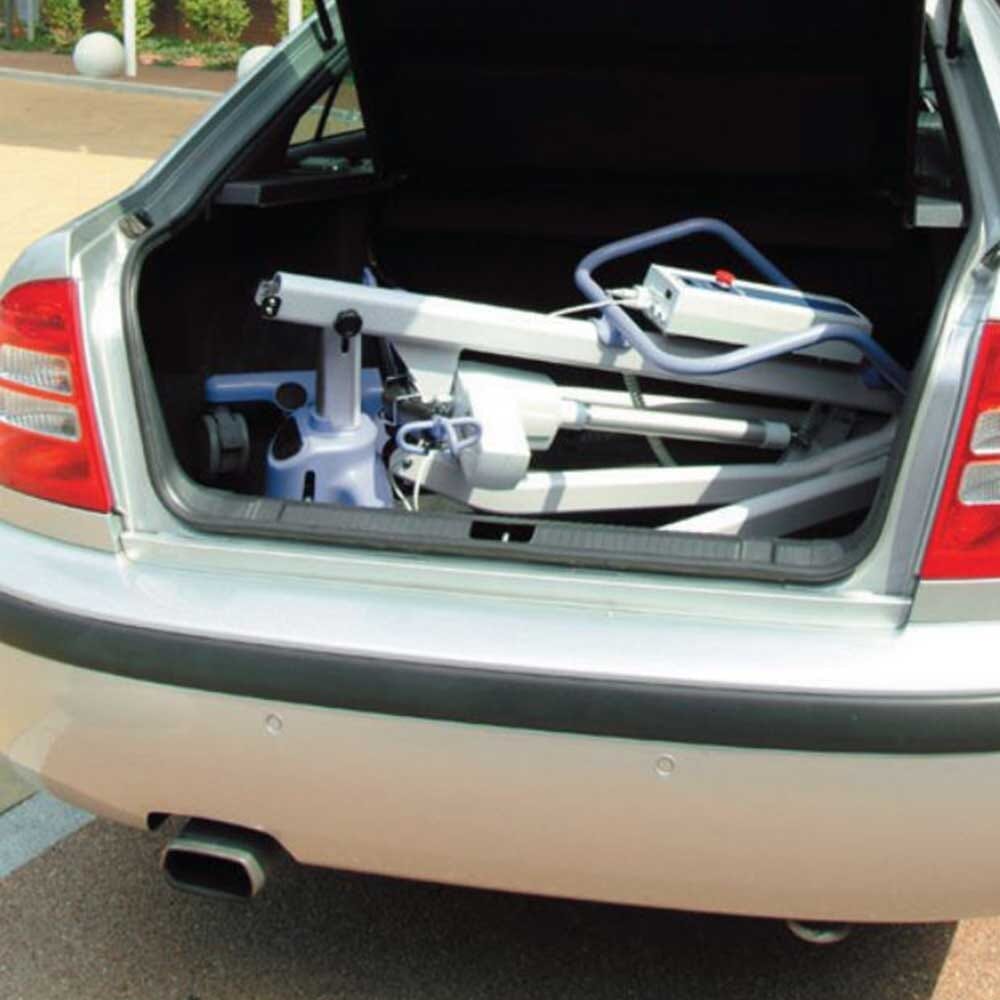 oxford advance folding mobile hoist in car