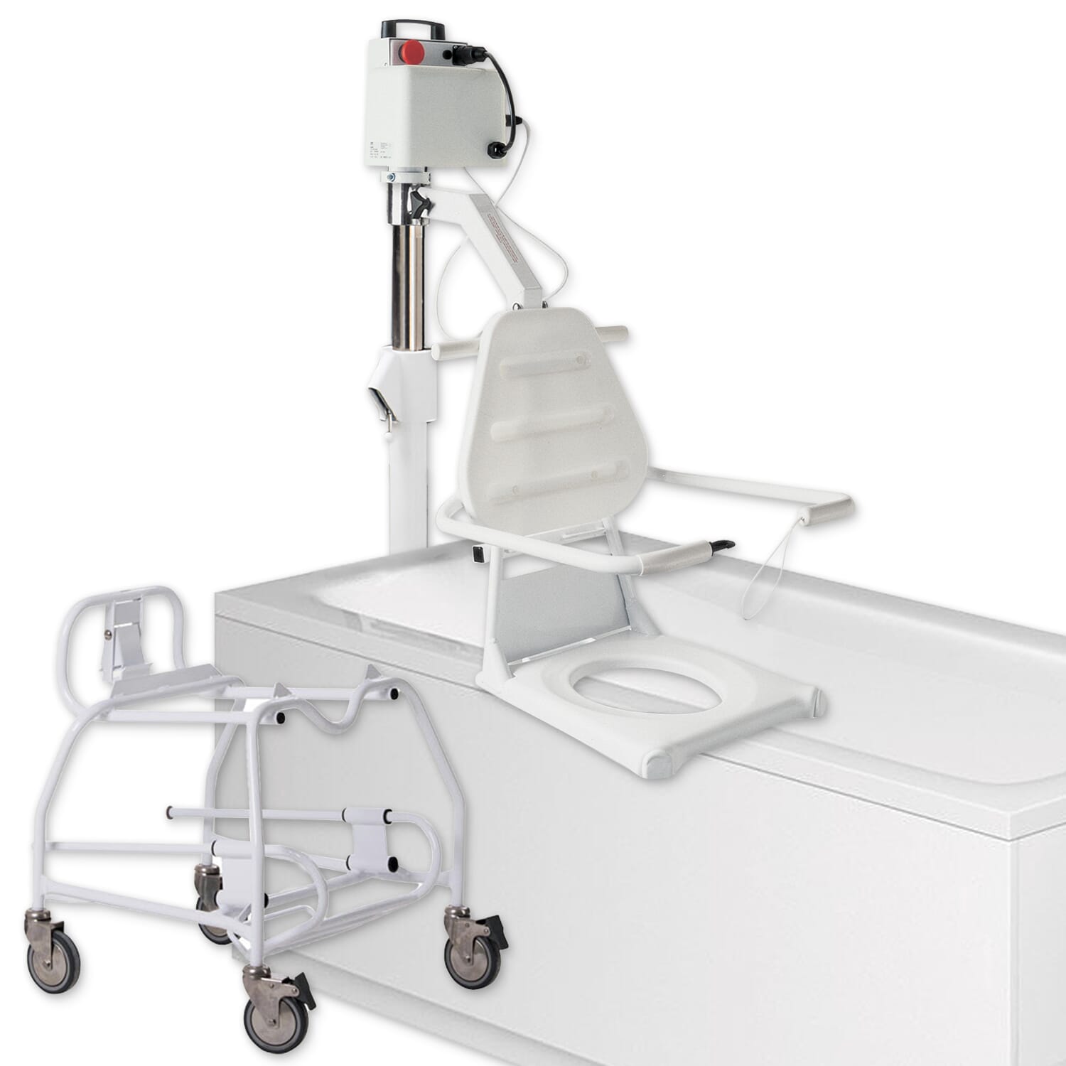 Oxford Mermaid Electric Bath Hoist End Fit with Standard Seat Kit