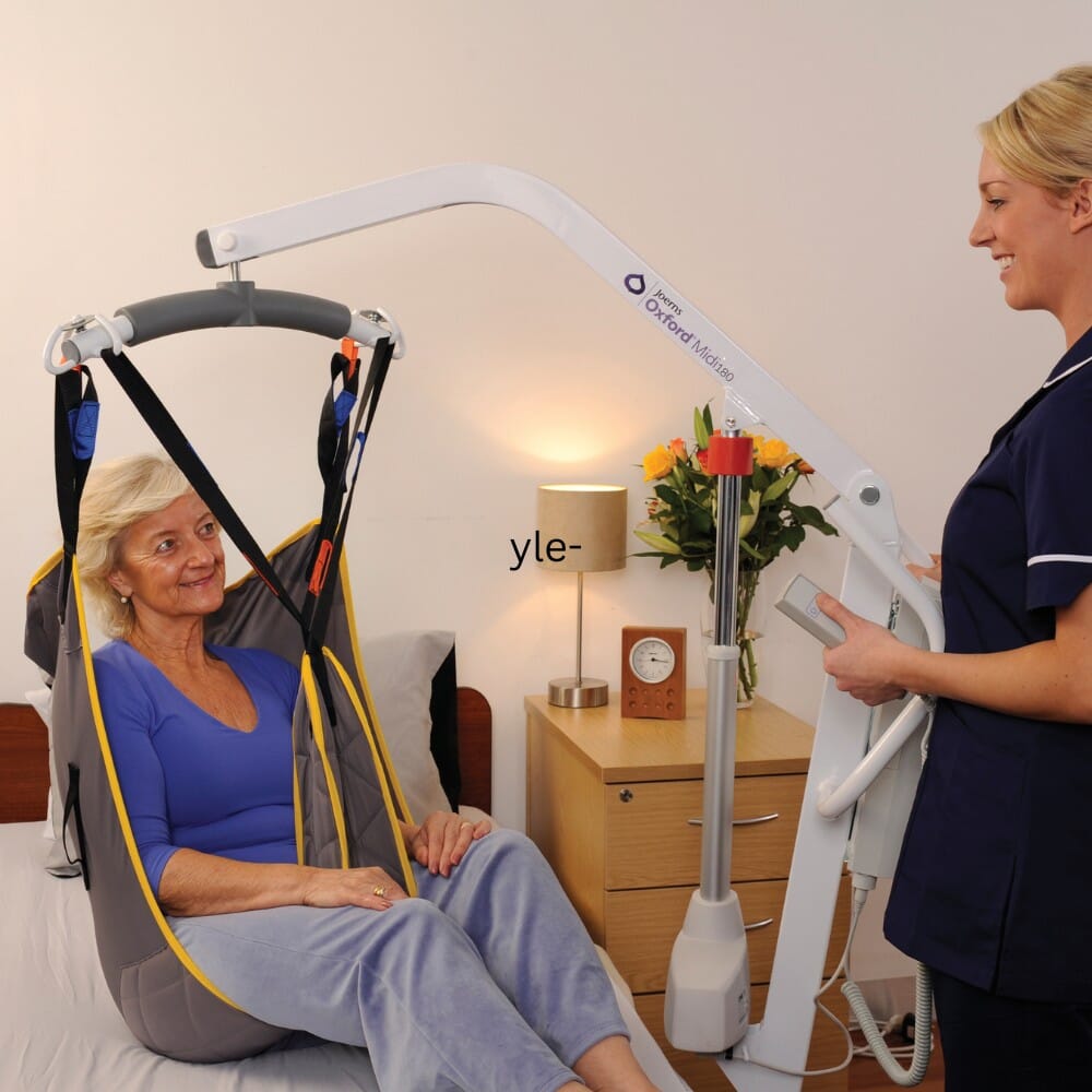 oxford midi 180 electric mobile hoist lifestyle bed