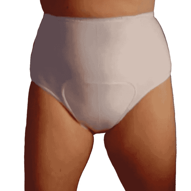 p s ladies full absorbent briefs white