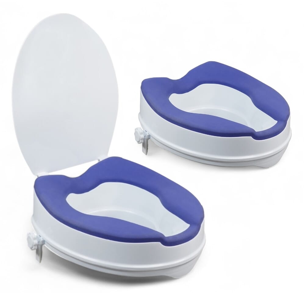 Padded Raised Toilet Seat