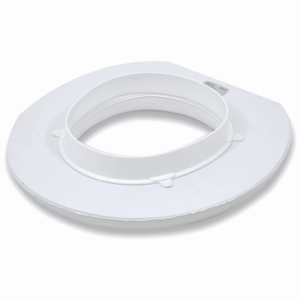 padded toilet seat under side
