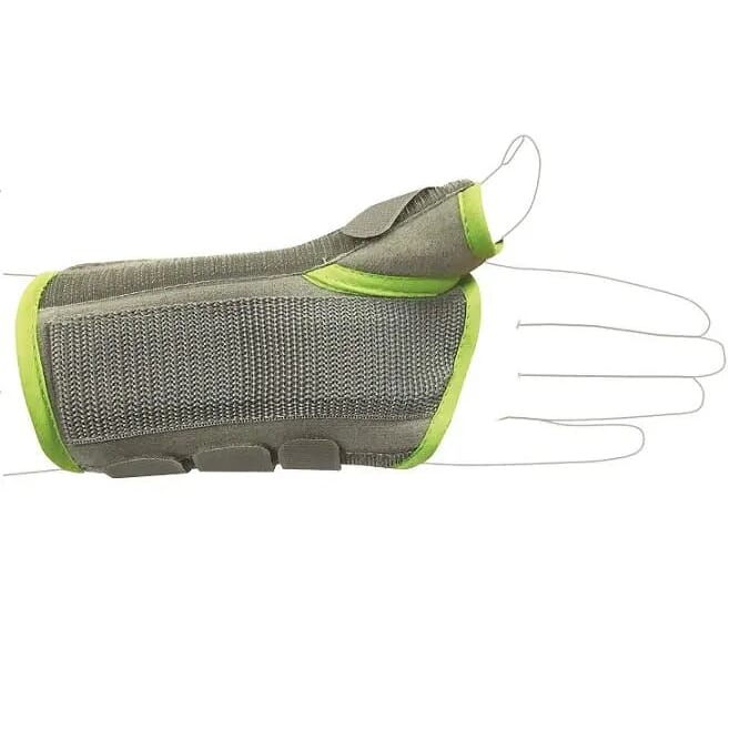 paediatric wrist thumb splint back