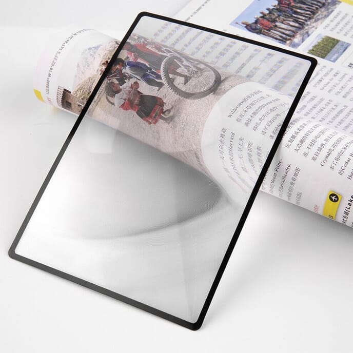 page magnifier in use