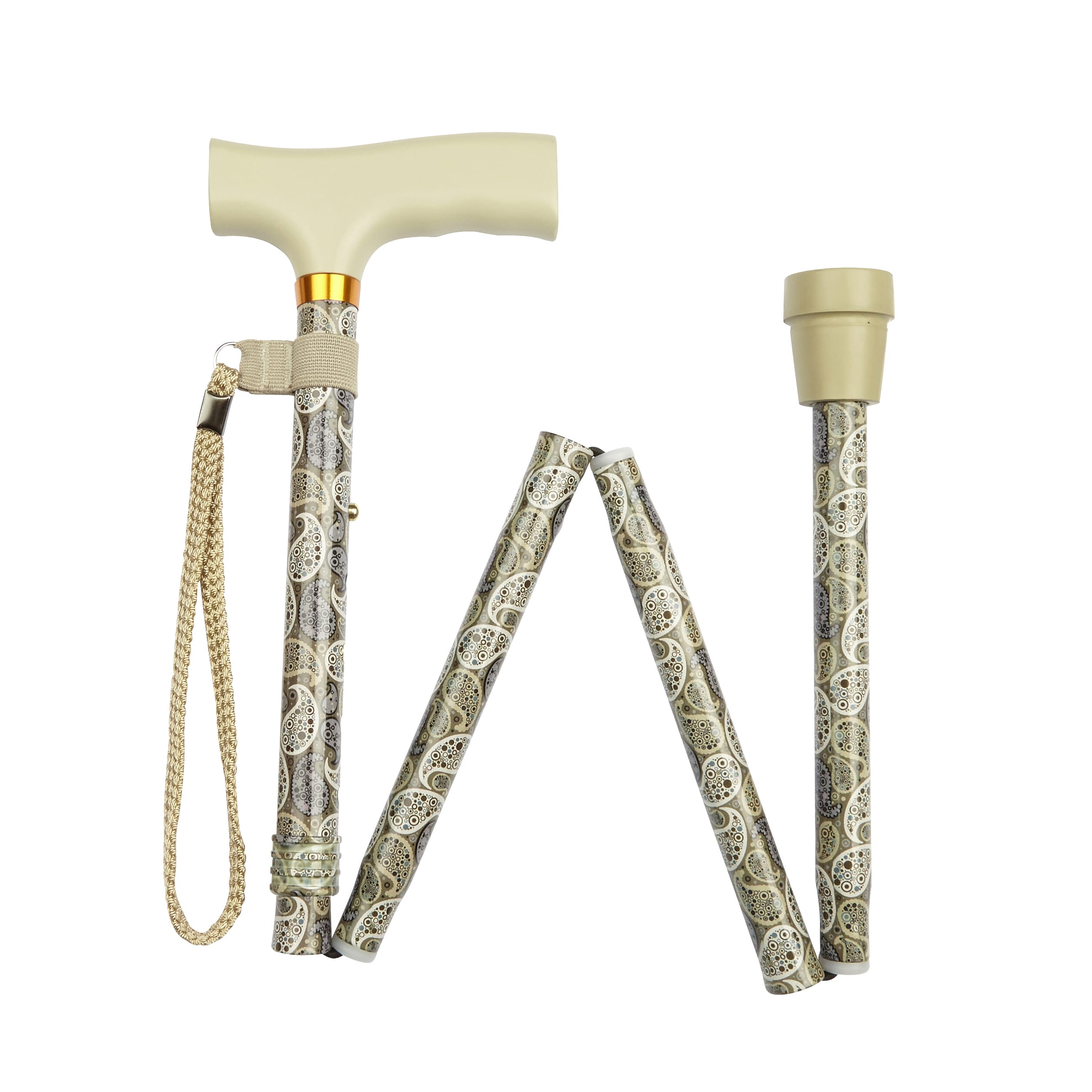 View Paisley Pattern Folding Stick Sage information