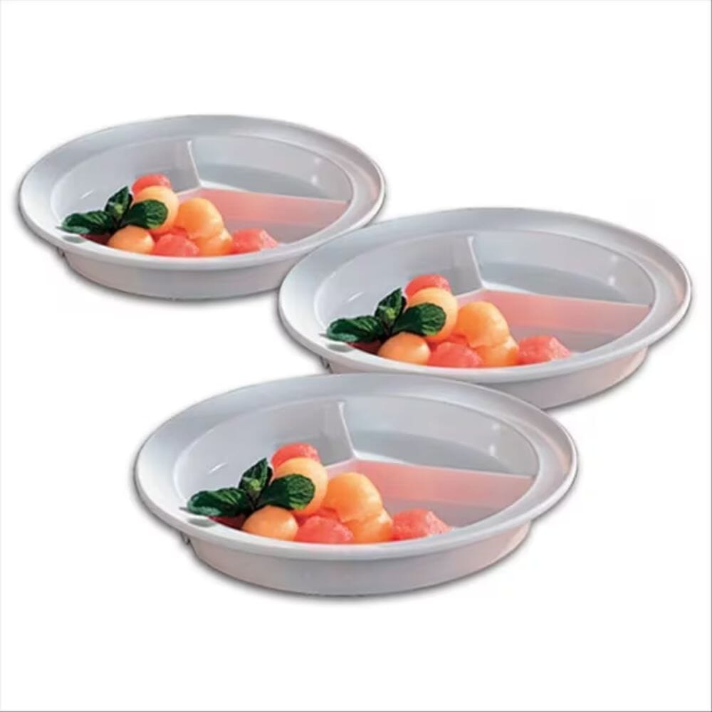 partitioned scoop dish pack of 3