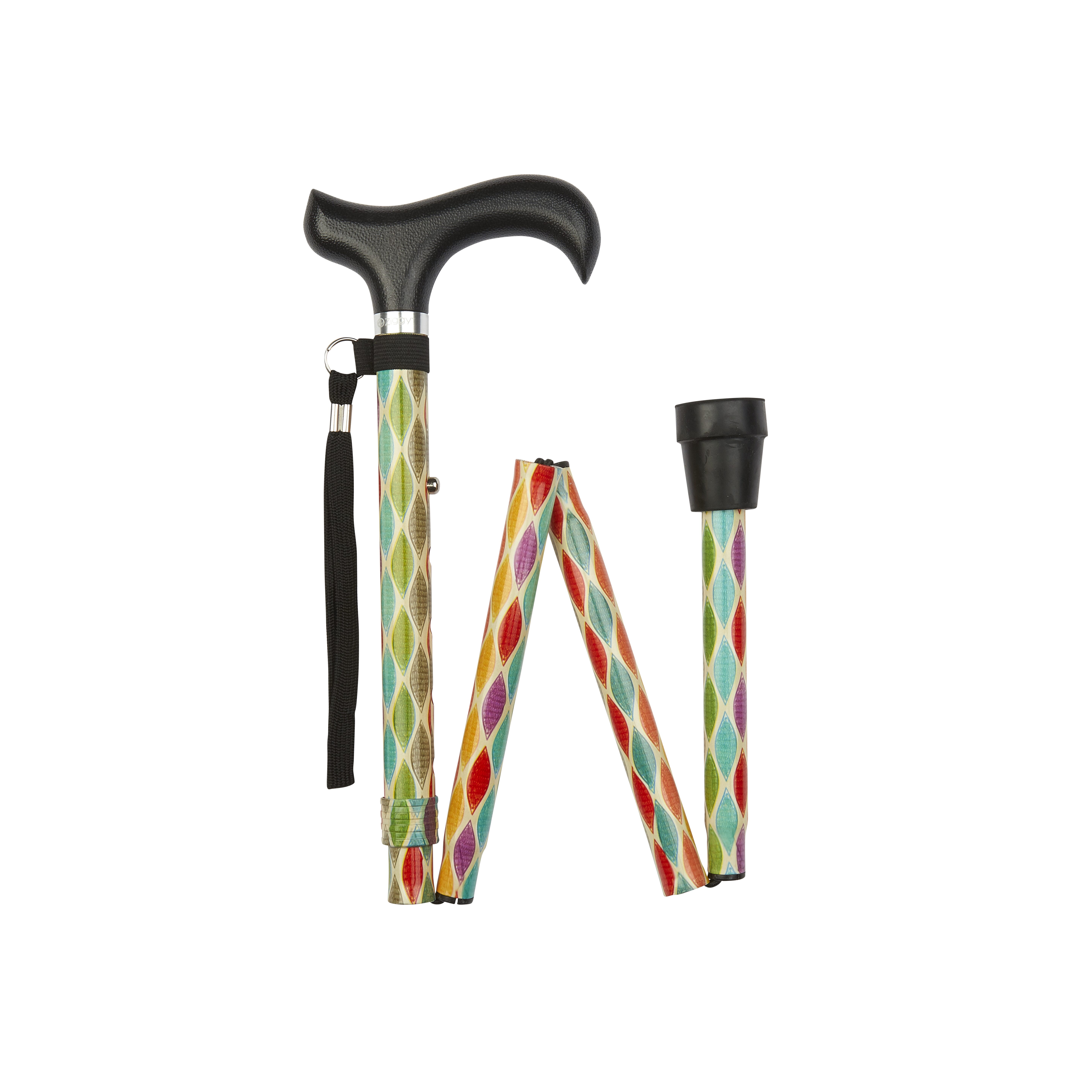 patterned folding stick multi leaf pattern