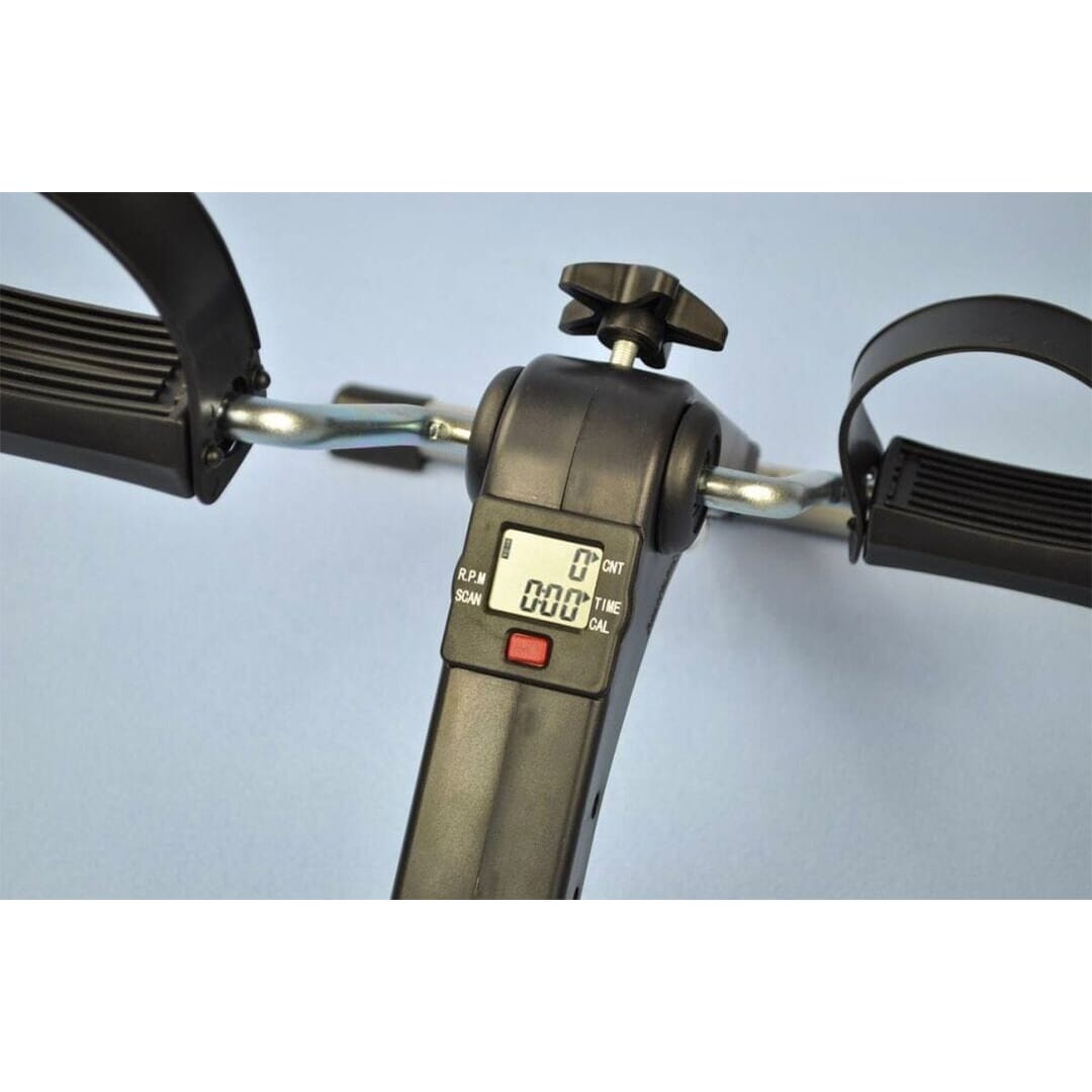 pedal exerciser with pedometer detail