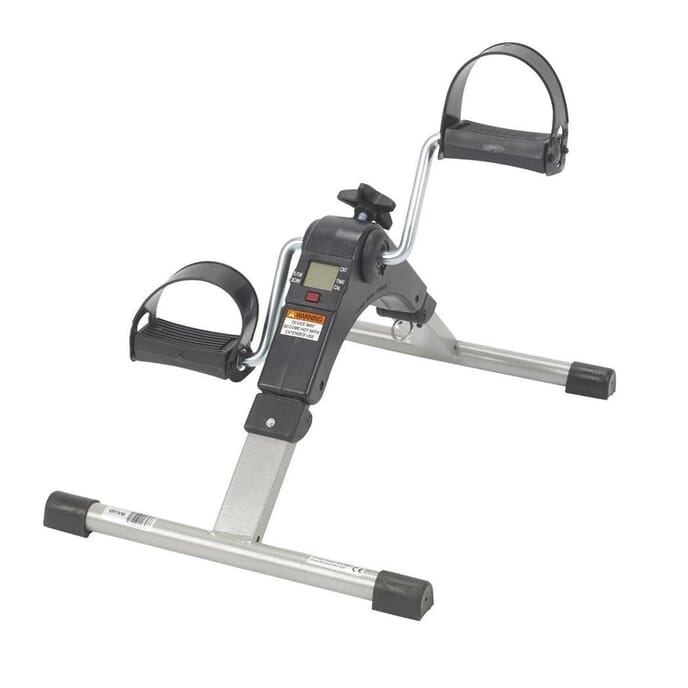 pedal exerciser with pedometer