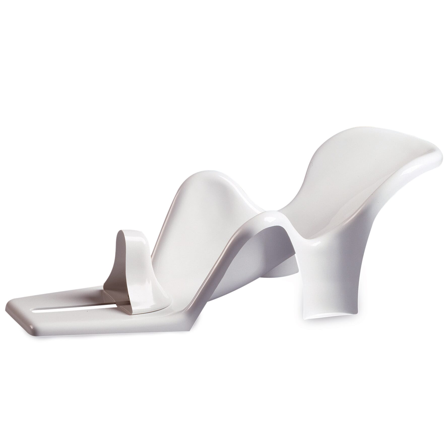 penguin bathing from the side