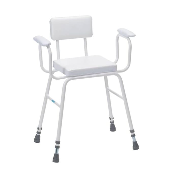 perching stool in white