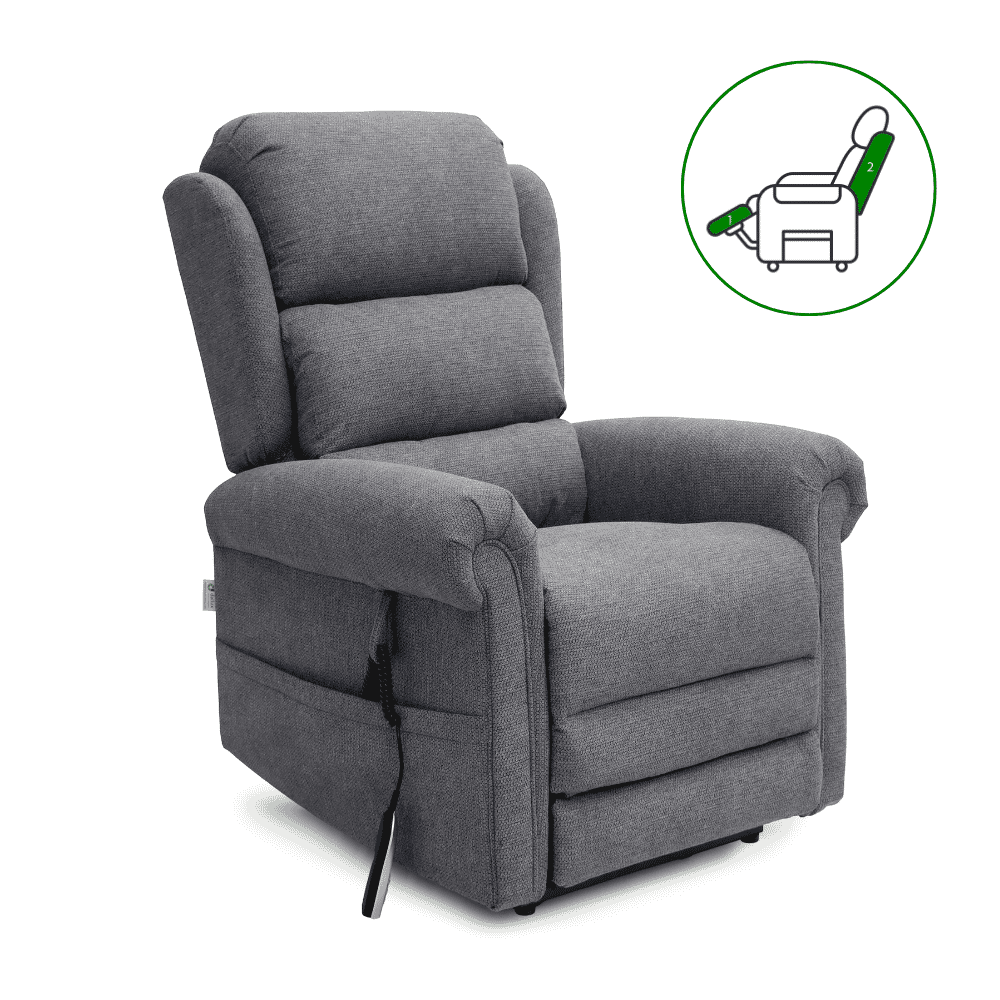 petite dallux everest dual motor riser recliner granite