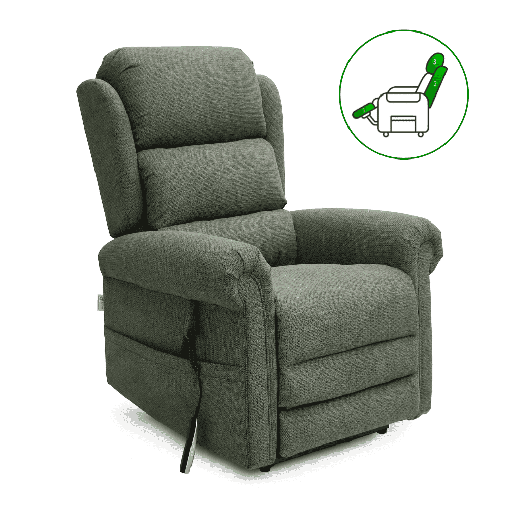 petite dallux everest triple motor riser recliner forest