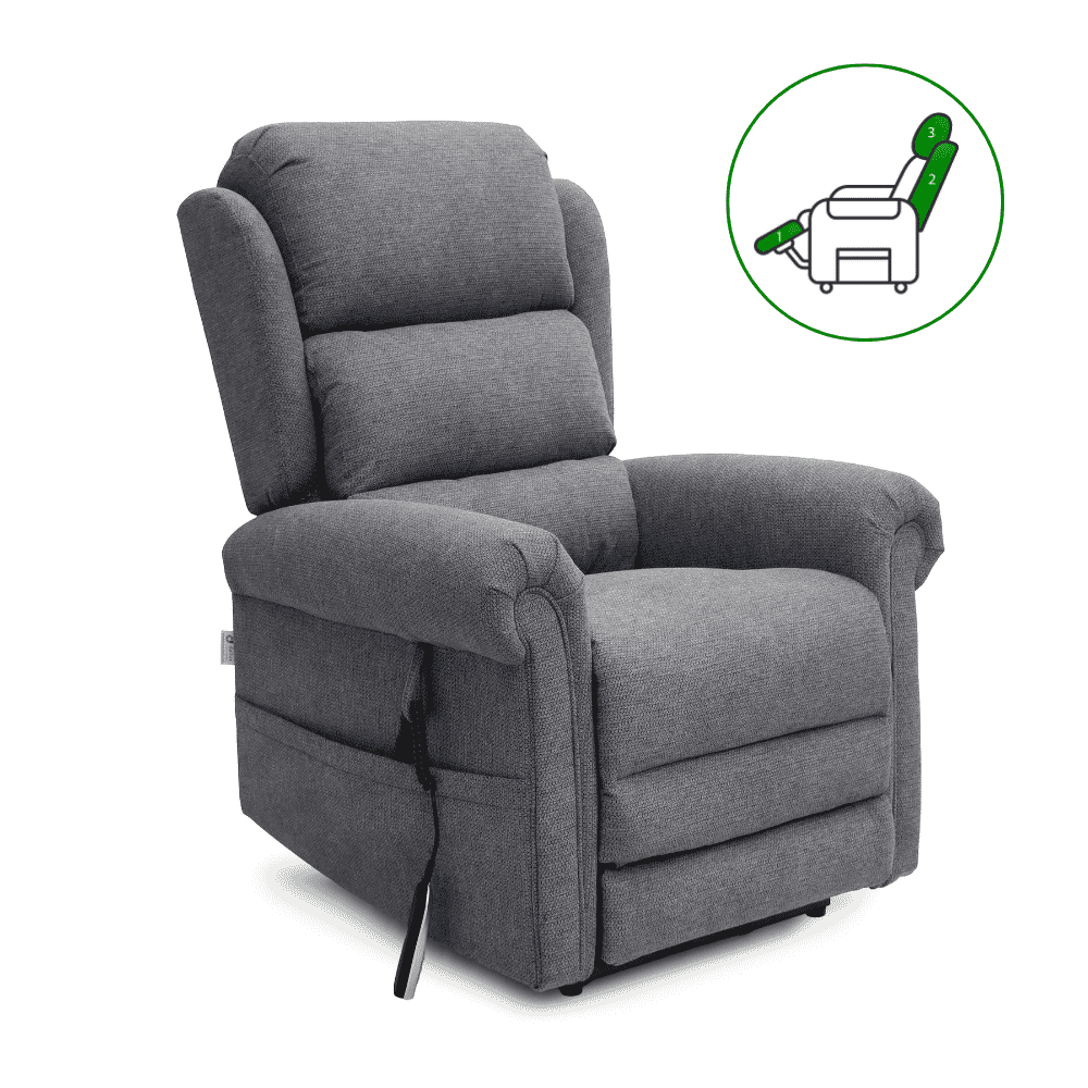 petite dallux everest triple motor riser recliner granite