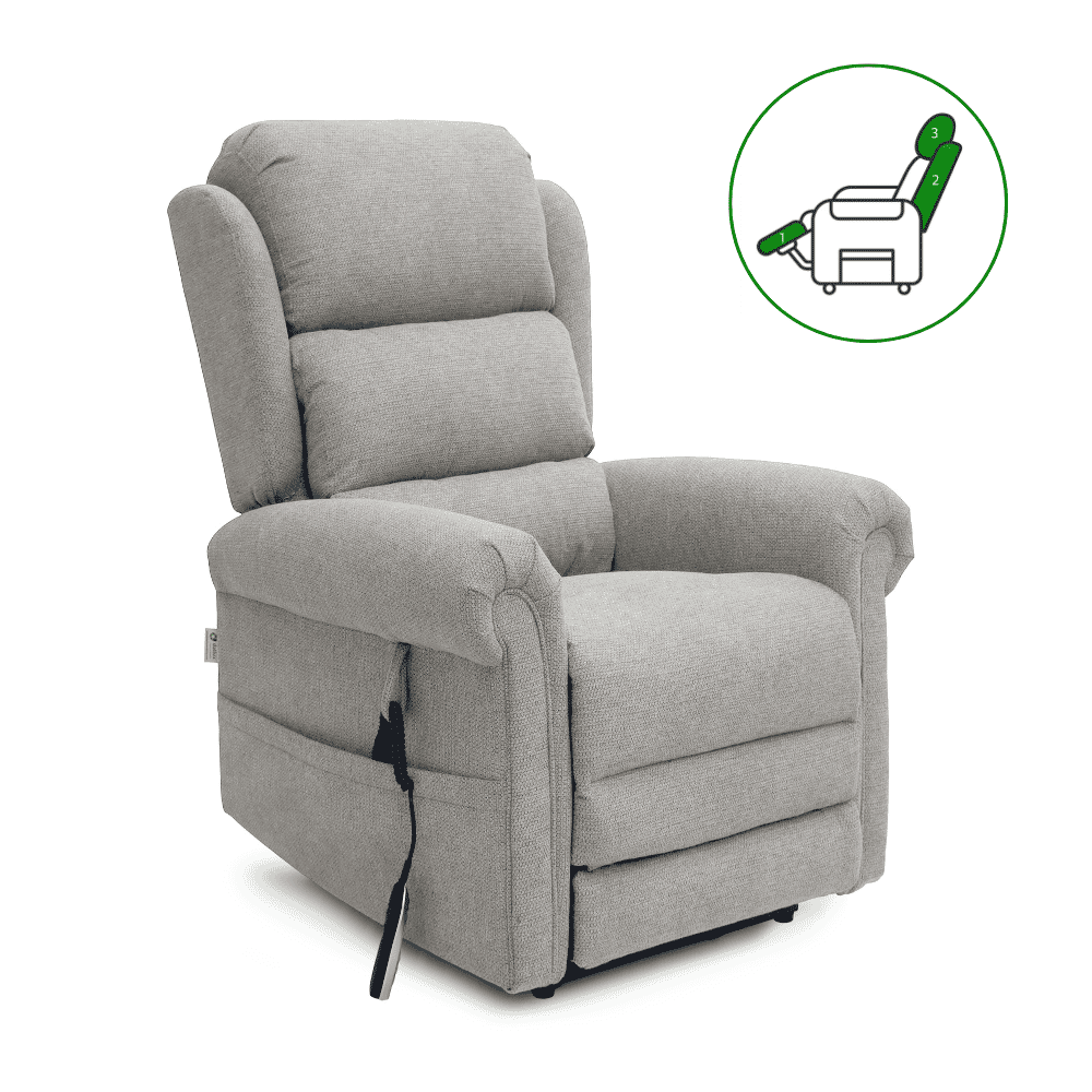 petite dallux everest triple motor riser recliner stone