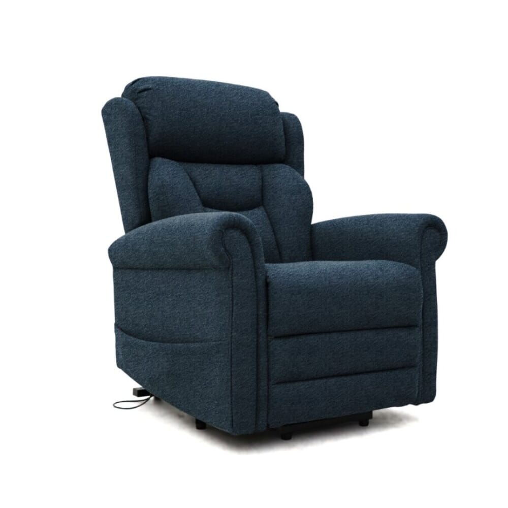 View Petite Dallux Nevis Dual Motor Riser Recliner Chair Denim information