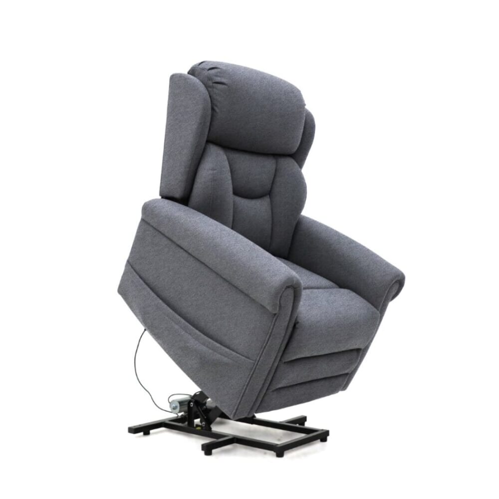 petite dallux nevis dual motor riser recliner chair grey rising