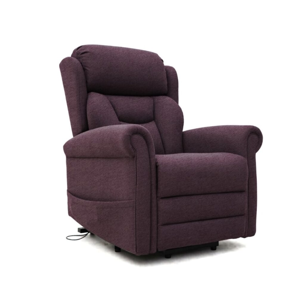 petite dallux nevis dual motor riser recliner chair rose