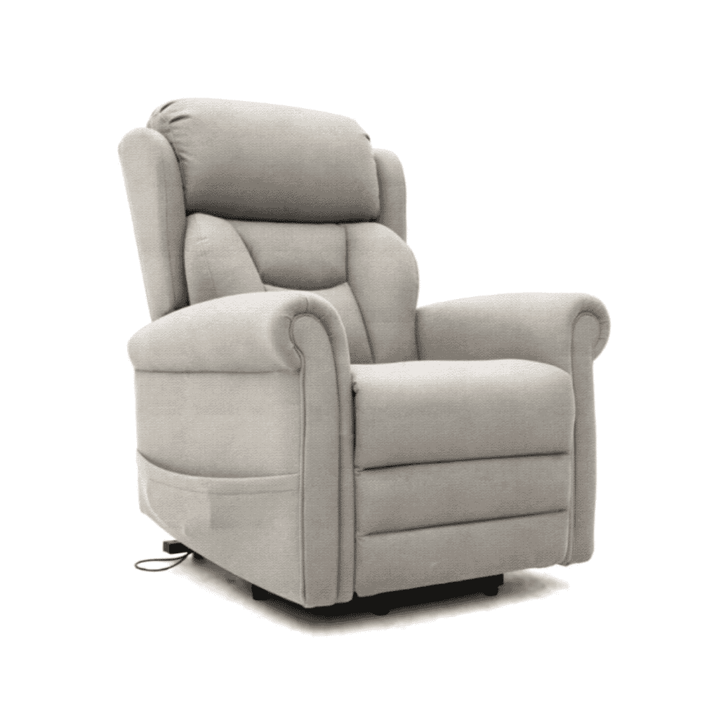 petite dallux nevis four motor riser recliner chair cream