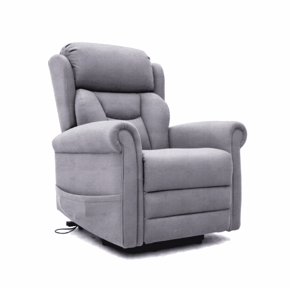 petite dallux nevis four motor riser recliner chair grey