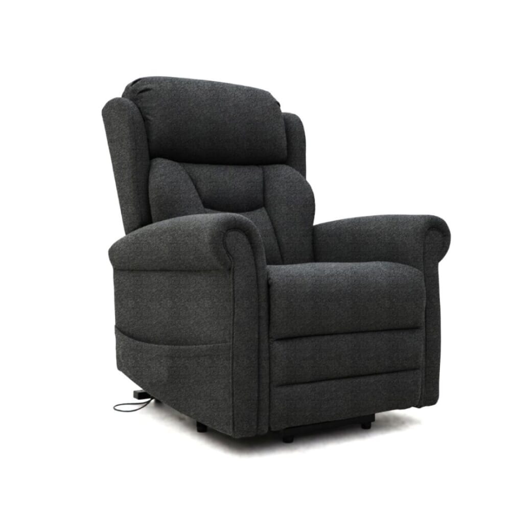 petite dallux nevis triple motor riser recliner chair graphite