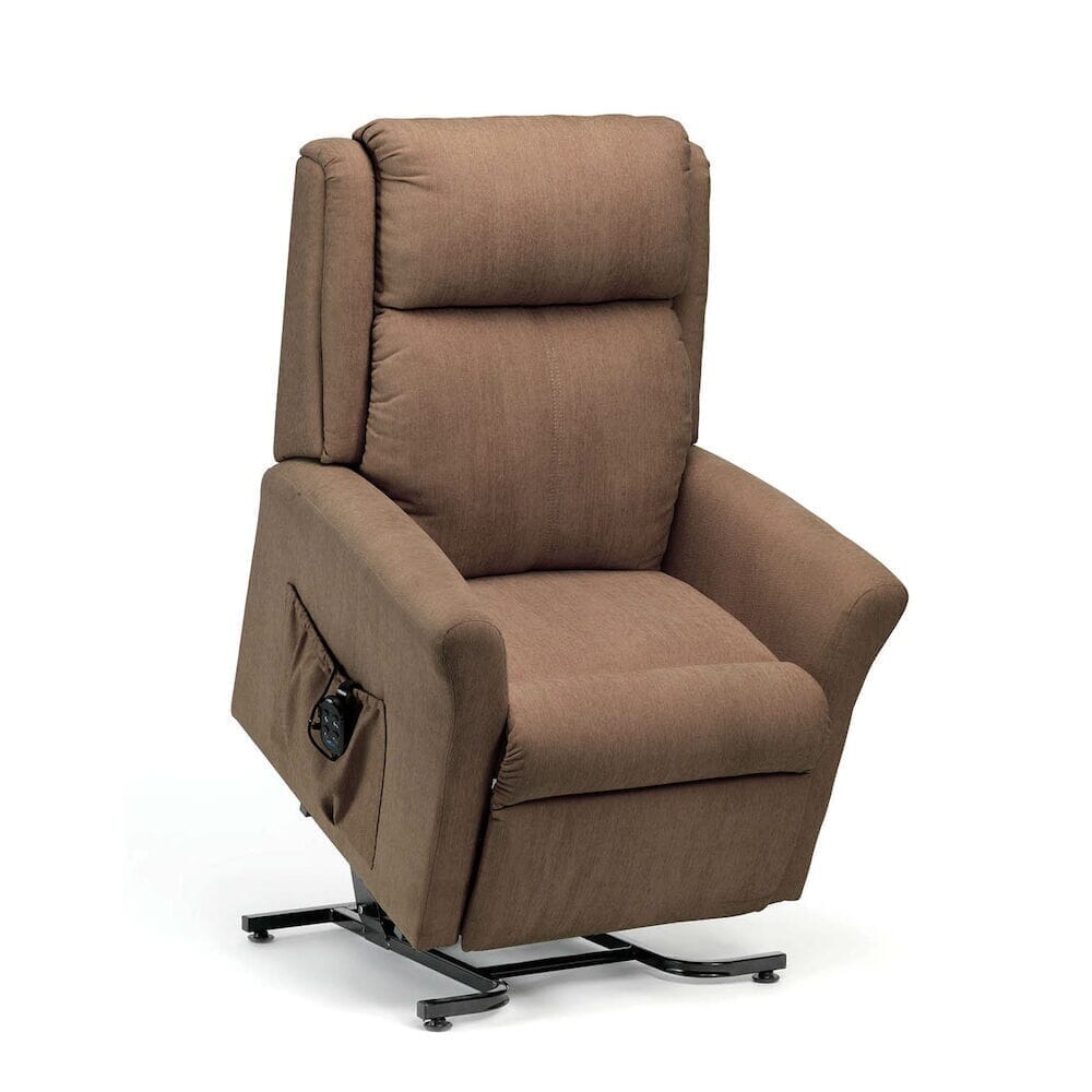 petite memphis luxury dual motor riser recliner chair mushroom risen up