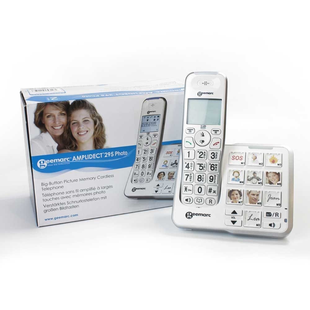 photodect cordless amplify phone with box