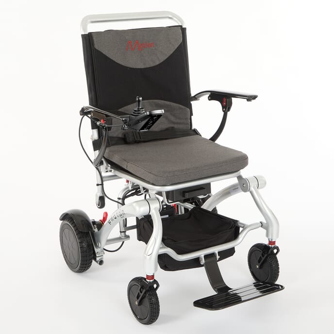 photon carbon fibre electric wheelchair silver 1