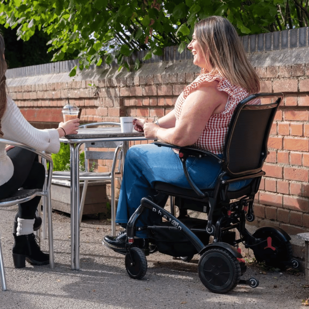 photon lite carbon fibre electric wheelchair lifestyle