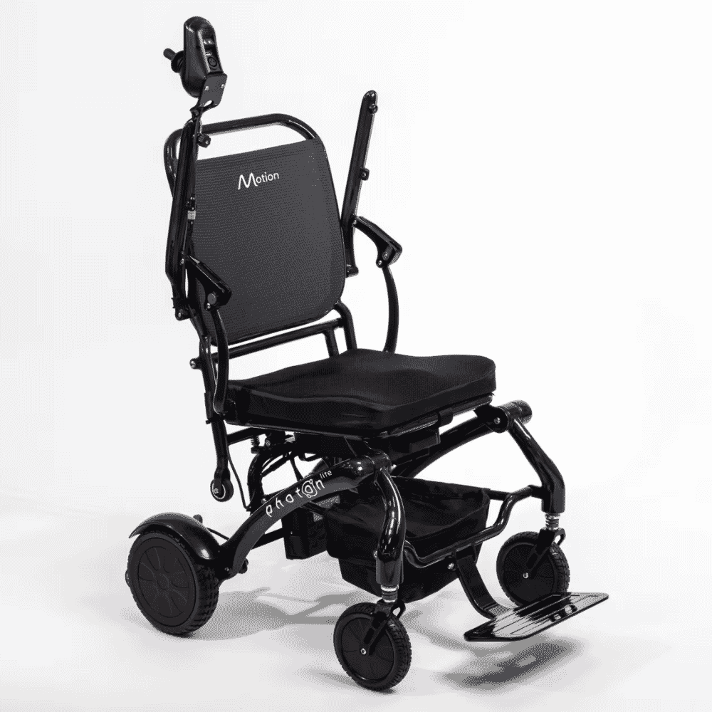 photon lite carbon fibre electric wheelchair raised armrests
