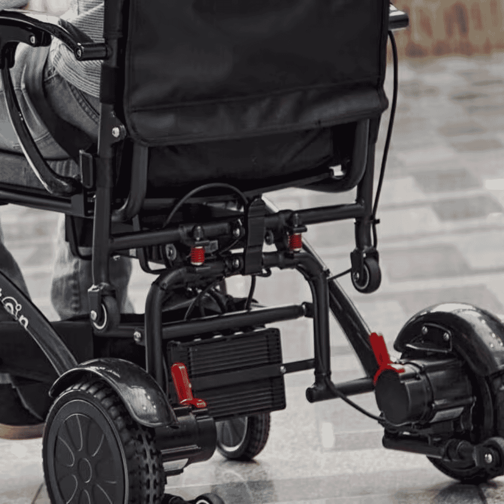 photon lite carbon fibre electric wheelchair rear