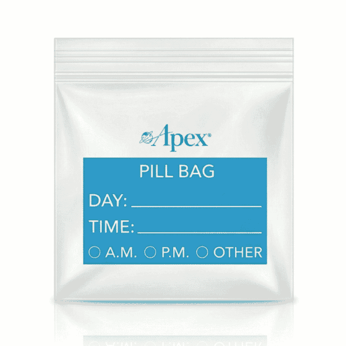 pill bags pack of 50 detail