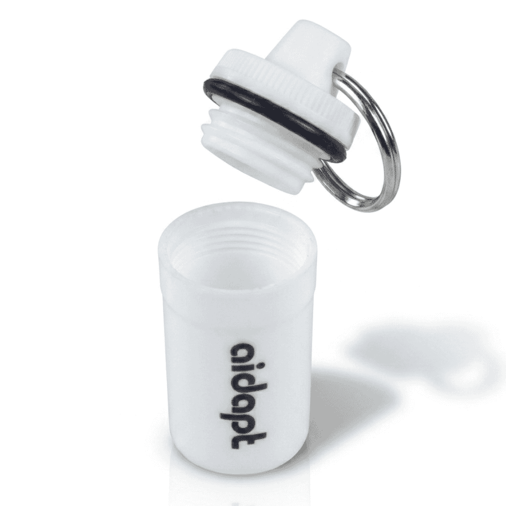 pill box keyring open