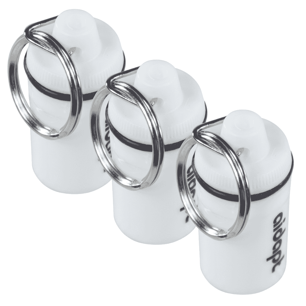pill box keyring pack of 3