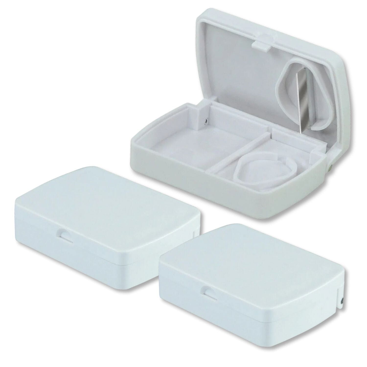 View Pill Storage Box with Tablet Splitter Pack of 3 information