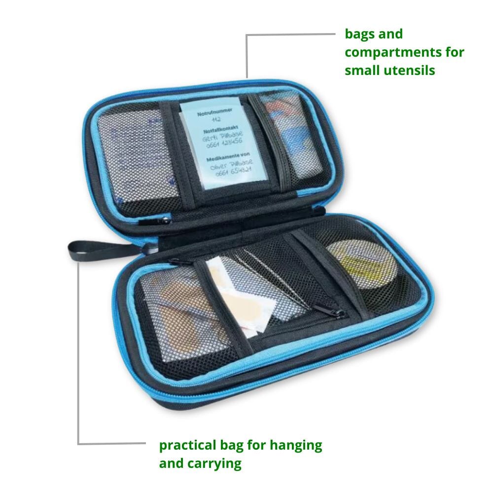 pillbase travel case open