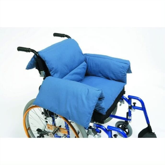 pillow with arms and back for wheelchairs