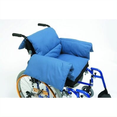 Pillow with Arms and Back for Wheelchairs