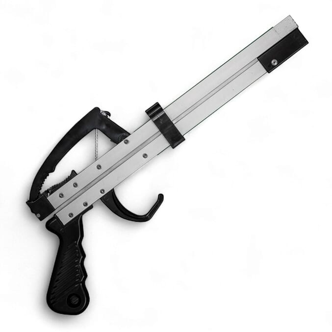 pistol grip reacher folded