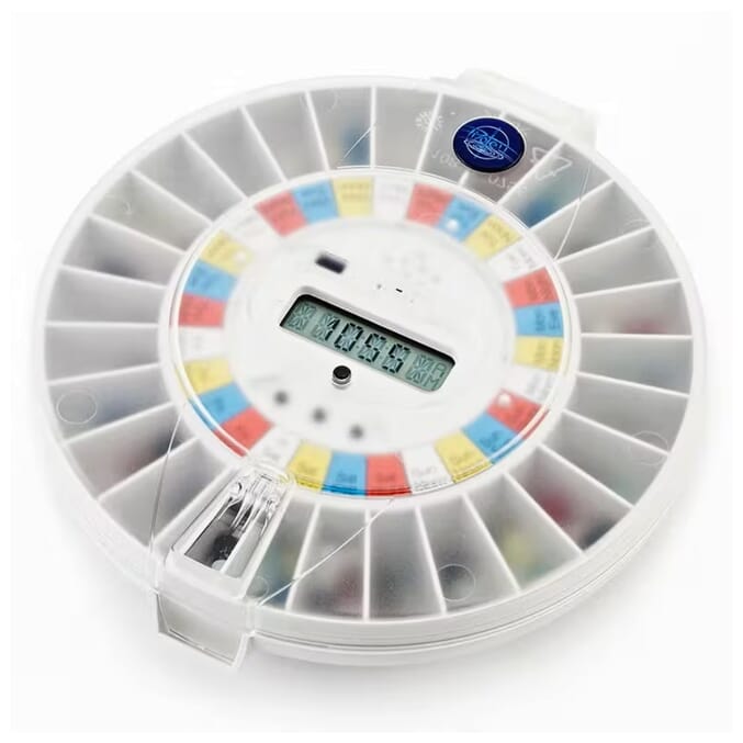 pivotell advance automatic pill dispenser clear lid pill dispenser