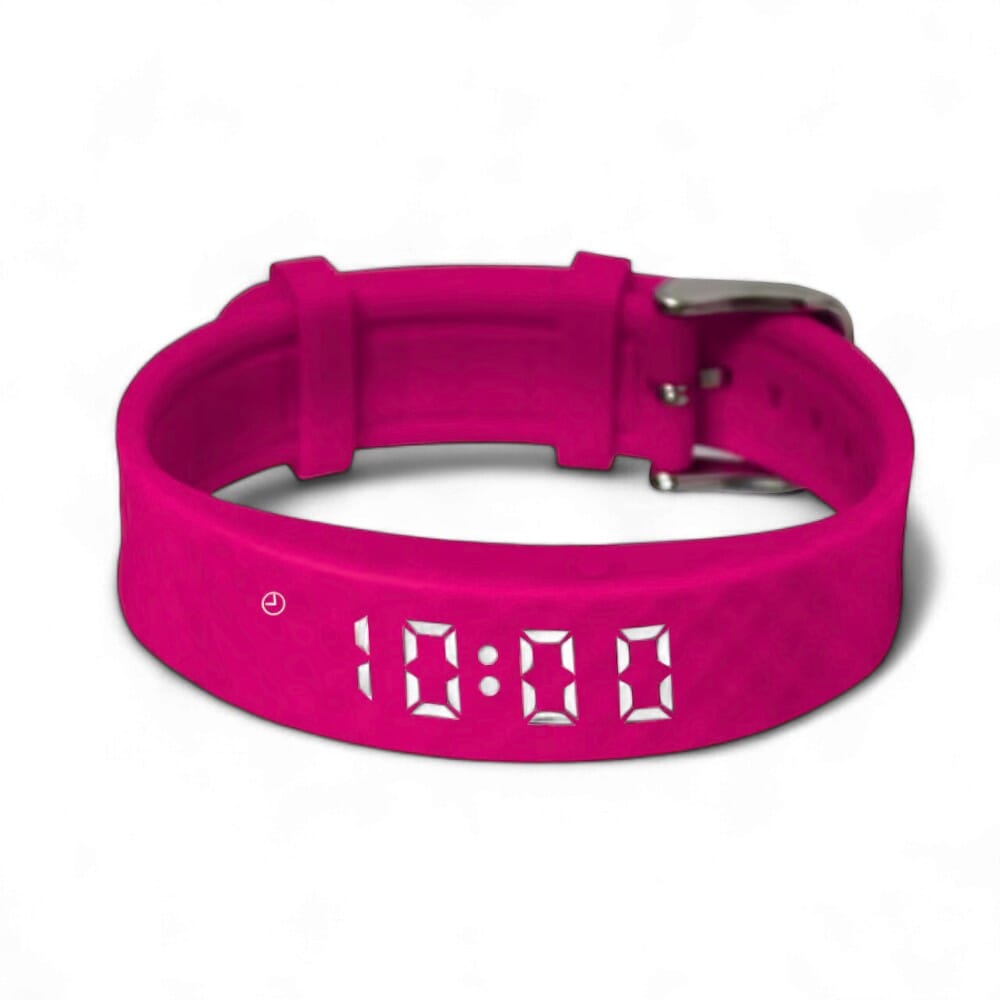 pivotell vibratime reminder alarm watch pink side