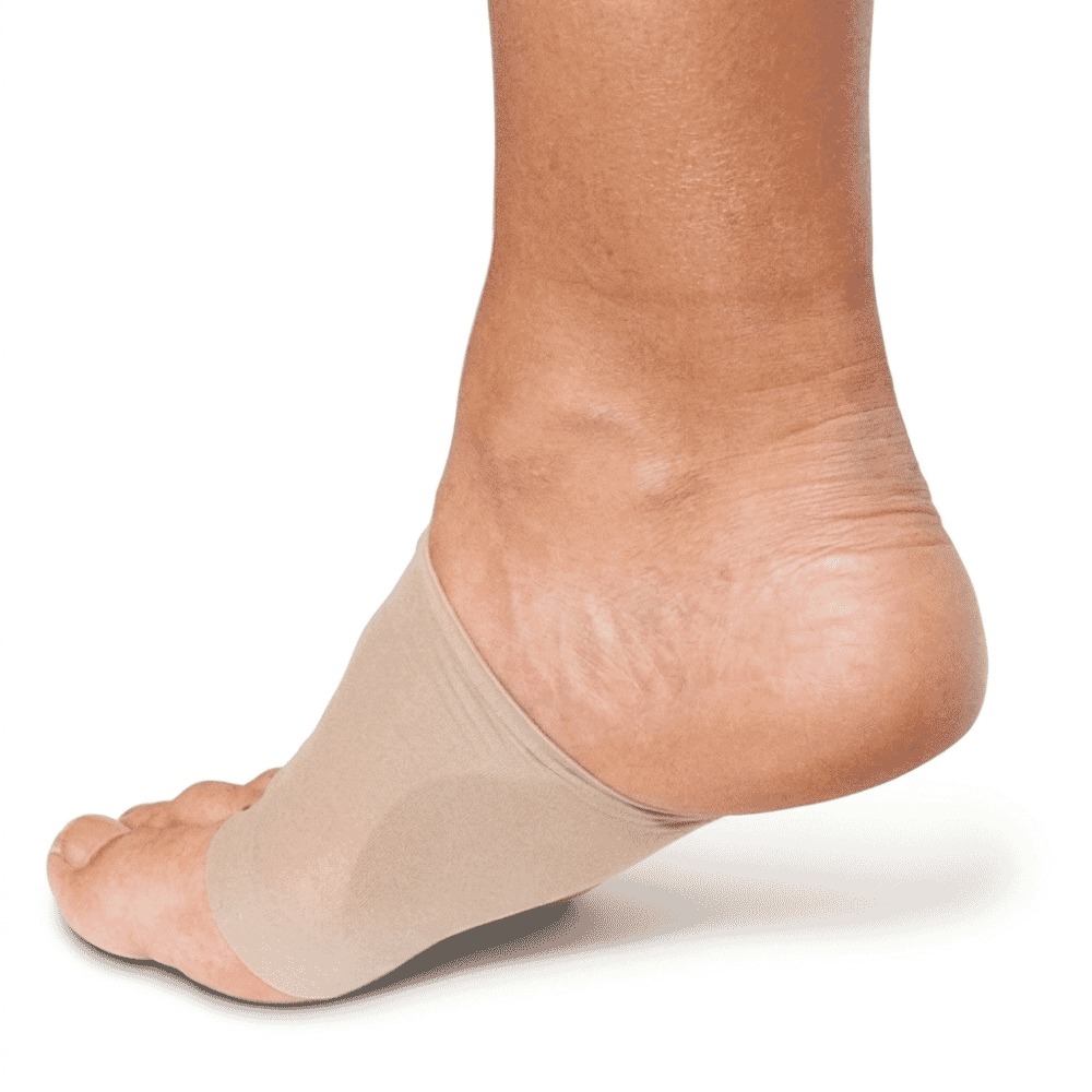 plantar fasciitis arch sleeve right in use