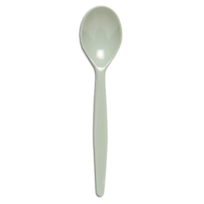 plastic anti bac spoon grey