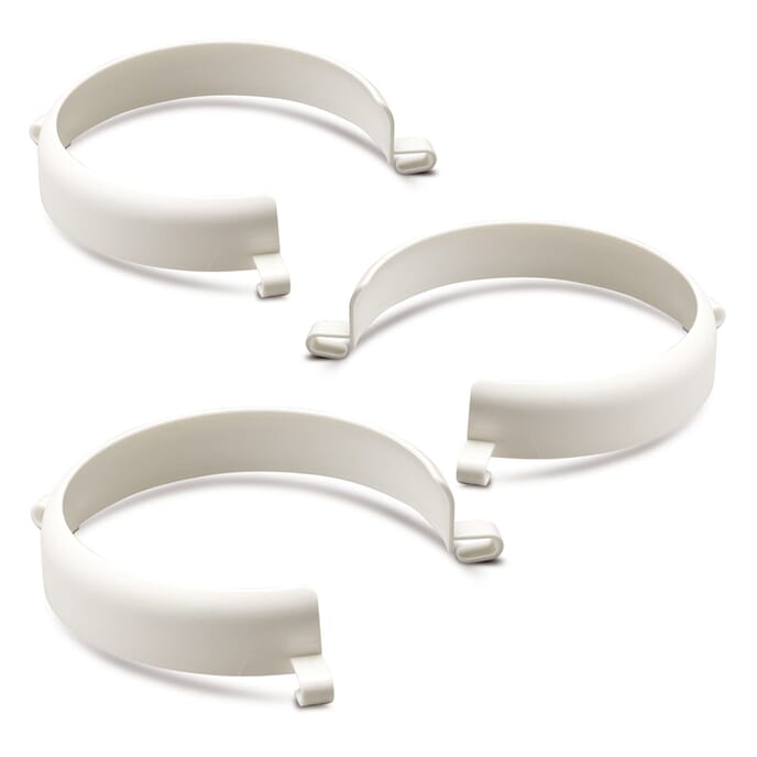 plate surround white pack of 3