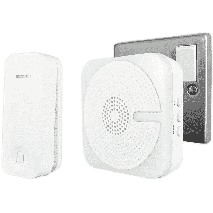 Plug In Door Bell With Kinetic Push