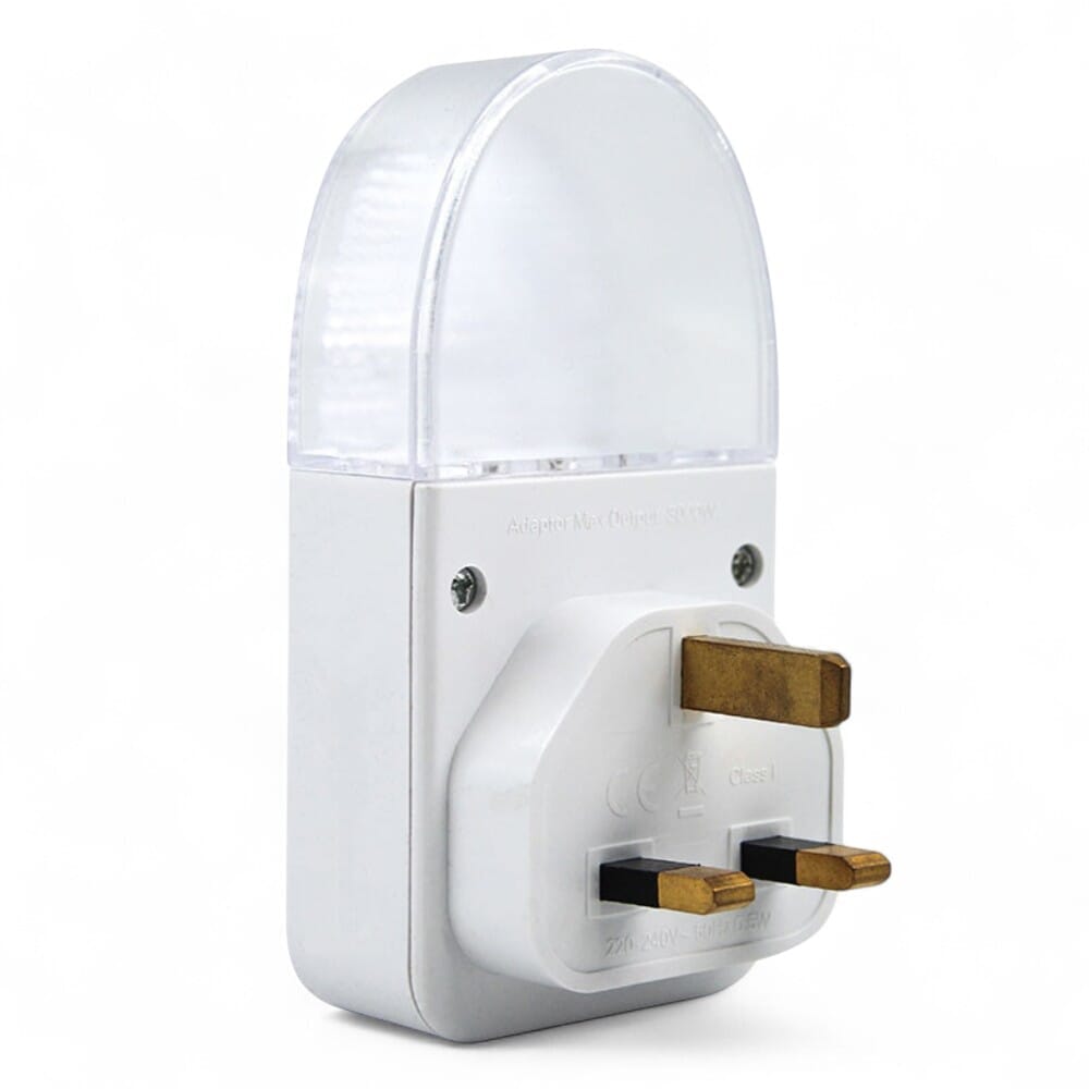 plug through night light back