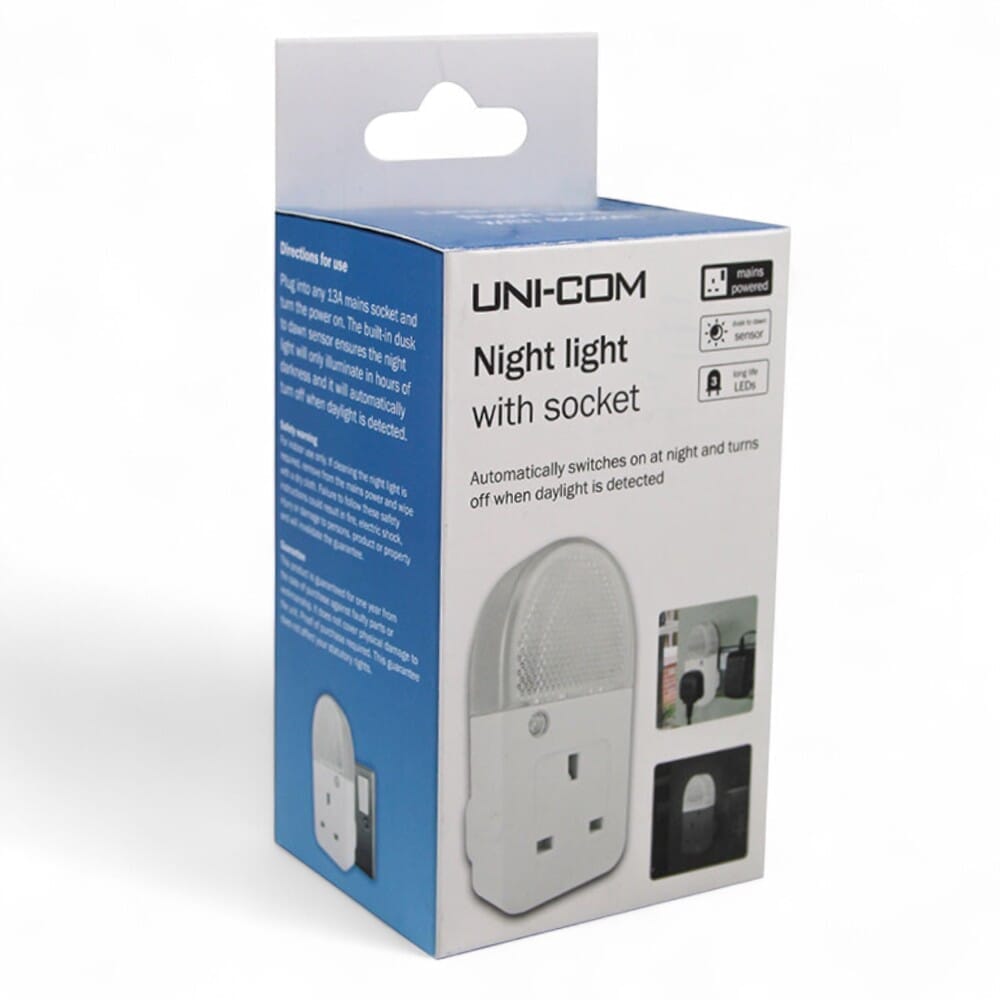 plug through night light box